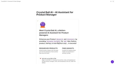 Magic Crystal Ball