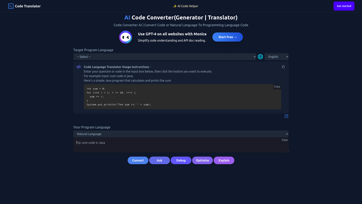 AI Code Converter