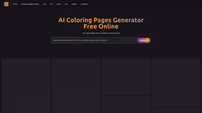 AI Coloring Pages Generator