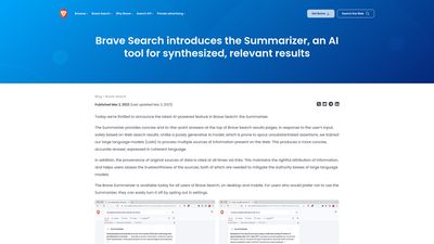 Brave Search Summarizer