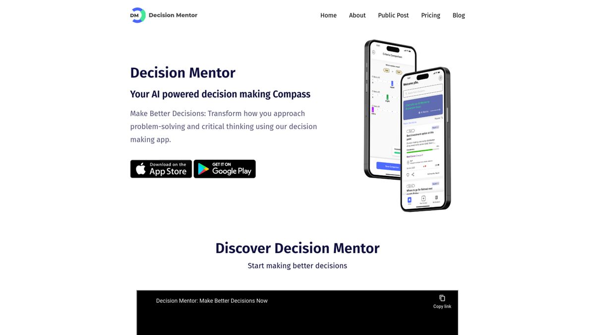 DecisionMentor