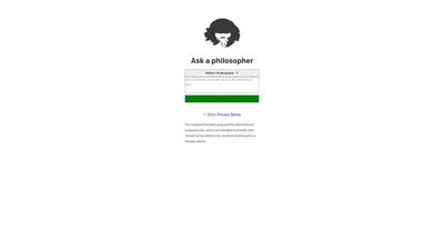 Ask a Philosopher