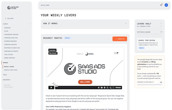 The SaaS Ads Studio