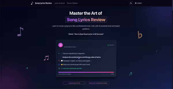 Song Lyrics Review
