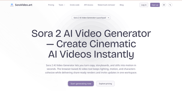 Sora 2 AI Video Generator