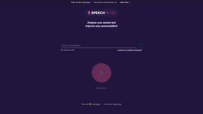 Speech Meter