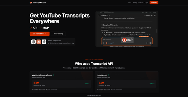 TranscriptAPI