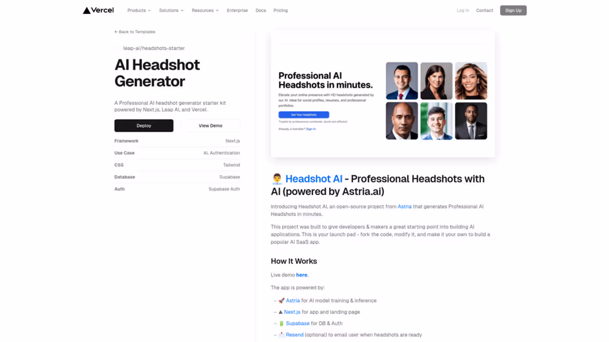 AI Headshot Generator