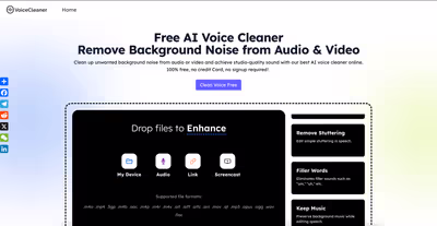 Free AI Voice Cleaner Online