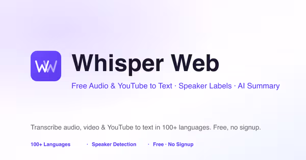 Whisper Web