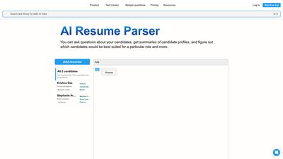 AI Resume Parser | adaface