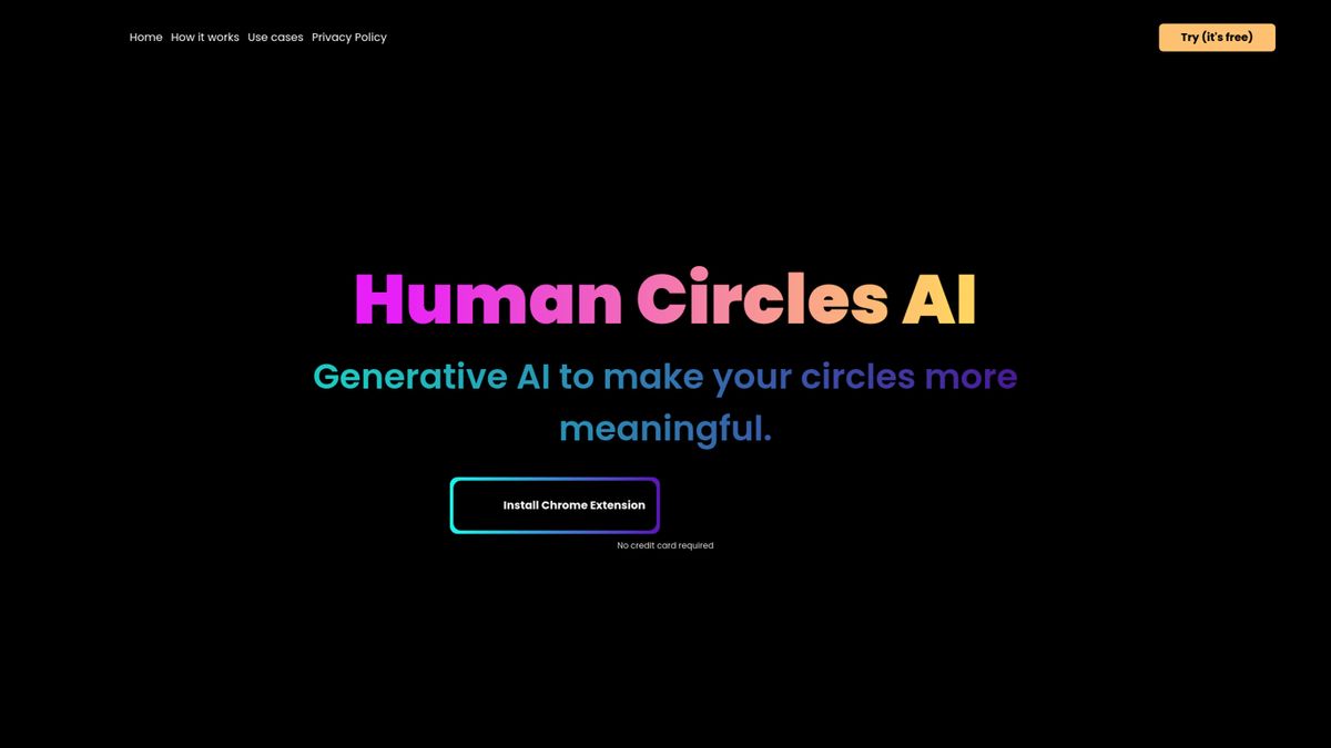 Human Circles AI