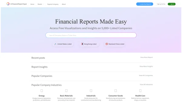 AI Financial Report Analysis