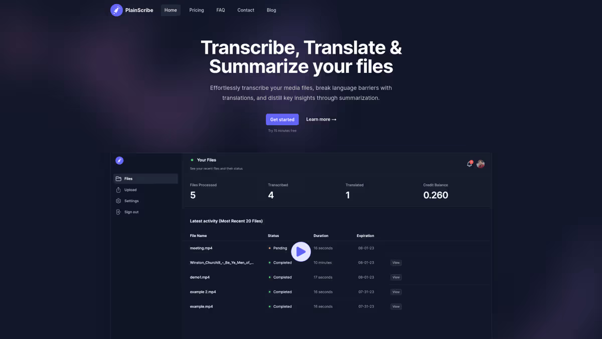 Plainscribe