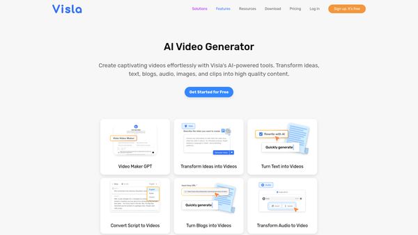AI Video Generator By Visla